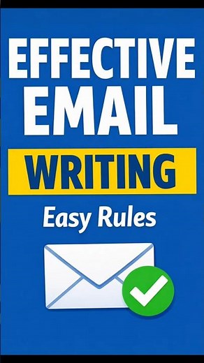 Email Writing Made Easy | Simple TipsLearn Effective Email Writing in Minutes#shortsfeed