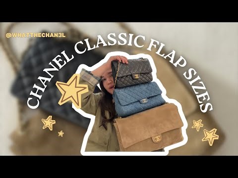 Chanel classic flap sizes!