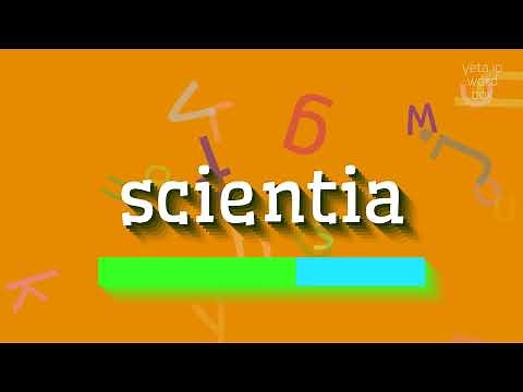 How to say "scientia"! (High Quality Voices)