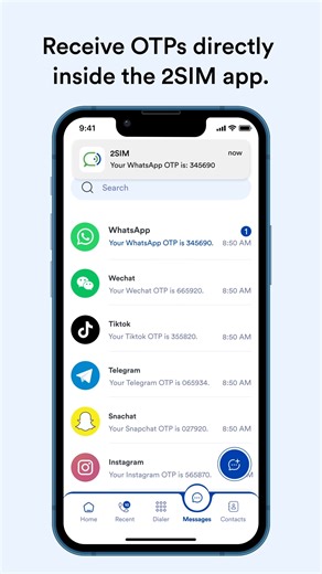2sim on Instagram: "We’re live on the App Store & Google Play! 2SIM is now available. Grab your first number, make calls, send SMS, and keep your real number private."