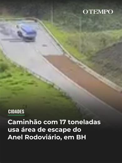 ANEL RODOVIÁRIO- Um caminhão carregado com 17 toneladas utilizou a área de escape do Anel Rodoviário, na região Oeste de Belo Horizonte, na tarde desta sexta-feira (19/12). Localizada na descida do bairro Betânia, a estrutura é um dispositivo de segurança rodoviária projetado para auxiliar na frenagem de veículos que perdem o controle. Imagens das câmeras do Centro Integrado de Operações de Belo Horizonte mostram o caminhão retornando de ré até acessar a caixa de contenção, após apresentar possí