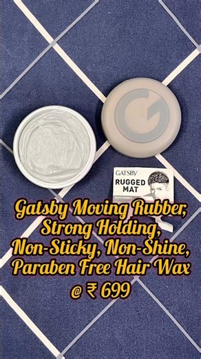 Gatsby Moving Rubber Wax| Strong Holding Power Matte Finish non-sticky non-shine| #unboxing #review