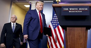 Trump, White House coronavirus task force held news briefing