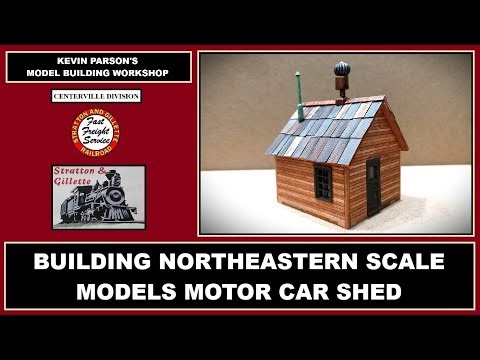 Building A Motor Car Shed From Northeastern Scale Models