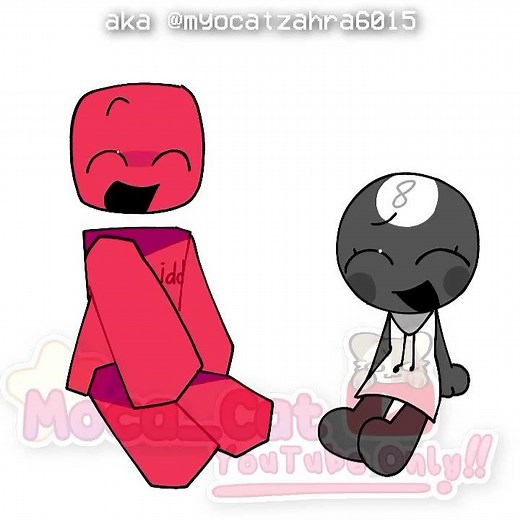 they would be best friend🥹✌️| #forsaken #dandyworlds #myocatzahra #multifandom #tweening #idk