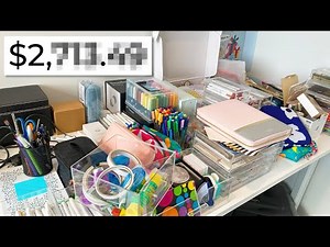 My HUGE Stationery Declutter 💜