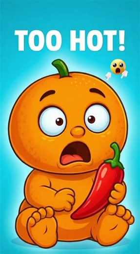 Orange Baby vs Spicy Pepper Challenge
