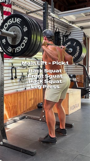 Super simple template for building out a leg workout that actually makes sense. . Pick your movements. Apply progressive overload. Run it for 4-8 weeks. Go on, do it.