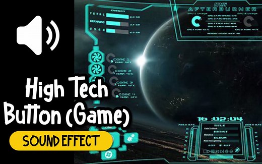 高科技 按钮 游戏 音效 (HQ)