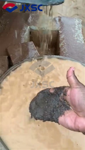 JXSC shaking table mineral processing effect in Nigeria