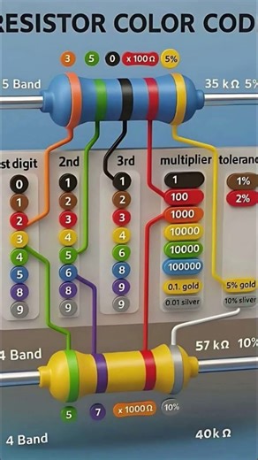 Resister color code #electrical