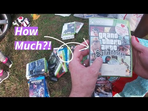 Rare Xbox 360 Game & A PS2 Bundle At The Car Boot Sale