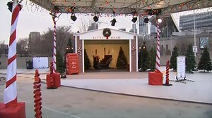 Soldier Field transforms parking lot into Santa's Garage and Drive-In Experience, just in time for Christmas
