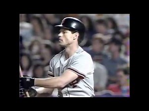 Brett Butler's swinging bunt single - Aug 31 1990