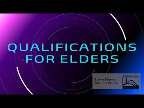 Above Reproach: The Qualifications for Church Elders