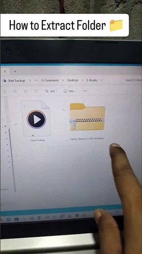 How to Extract Zip folder #computer #tech #technology