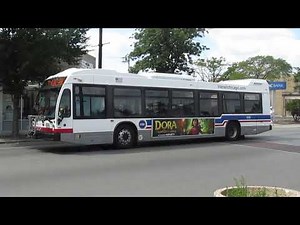 Eastbound CTA Route # 77 - Belmont bus. August 2019.