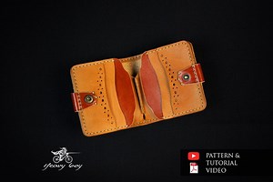 Leather Wallet Pattern Pdf - Leather Minimalist Wallet Pattern - Leather Card Wallet Pattern - Leather Pattern - Etsy Canada