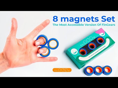 Introducing the most accessible version of FinGears - the 8-Magnet Rings!