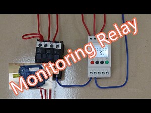 3 phase monitoring relay phase failure & sequence test