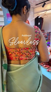 In the world of fashion, the paithani sleeveless blouse stands as an icon of resilience and beauty. Material: semi silk For placing order, please WhatsApp on 9673699611 #dhanaspaithani #paithaniblouses #paithaniblousesleevedesign #sleevless #blousedesigns #sleevlessblouse #onlineblouse #FashionWithPurpose #Paithani #InspireYourStyle #CulturalRoots #ConfidenceIsKey #ethnicblouse #silkblouse #silkblousedesigns #silkblouses | Dhana's Paithani Purse House