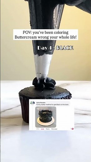 If your black buttercream looks grey… If it tastes bitter or stains everything it touches… If you’ve
