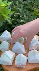 Caribbean Calcite Top Polished Point 'AAA' Grade - Stunning Caribbean Calcite Cut Base Point (natural Blue Caribbean Calcite Ocean Crystal) - Etsy