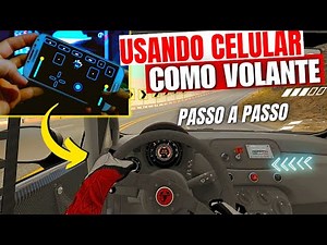 Volante para Jogos do PC - Como Usar o Celular como Volante. Baixar e Configurar Passo a Passo.