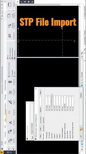 How to STP File Import in Tekla Structures