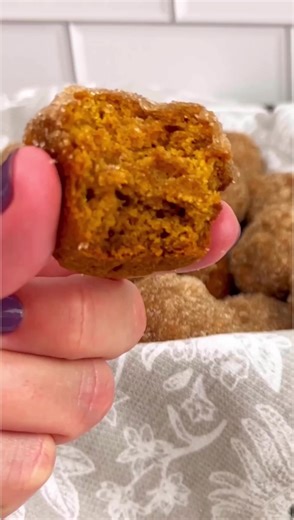 10K views · 293 reactions | Viral post alert!  Cinnamon Spice Pumpkin Mini Muffins – Moist, melt-in-your-mouth pumpkin muffins that are dipped in butter and cinnamon sugar. Plus, they’re gluten free & low in refined sugar. Recipe on MOMLOVESBAKING.com  | Mom Loves Baking | Facebook