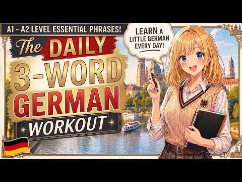 Master A1-A2 German FAST! 100 Essential 3-Word Phrases