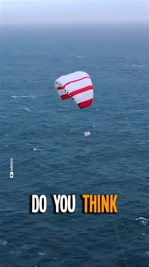 Interesting Engineering on Instagram: "Kites like Seawing cut ship fuel use and emissions, while kite-powered systems generate clean energy—advancing wind-driven sustainability."