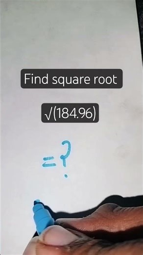 math's square root problem 🧠