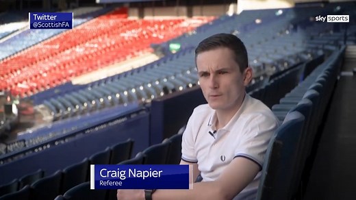 Scottish referee Craig Napier says he felt 'lighter' after coming out as gay, and hopes by speaking out he can help to 'change the culture' in the game. | Sky Sports
