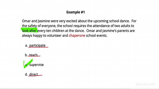 Analyze Paragraphs for Context Clues to Determine the Meaning of Words | English | Study.com