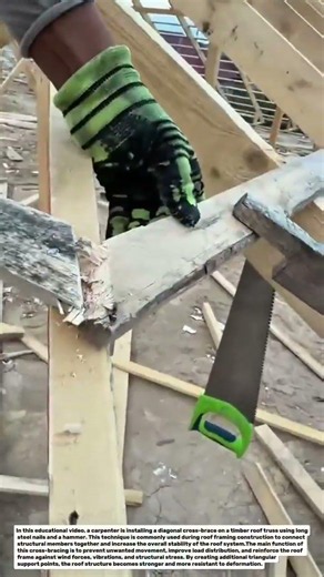 Smart Roof Truss Cross-Bracing Technique | Strengthening a Timber Roof Structure.