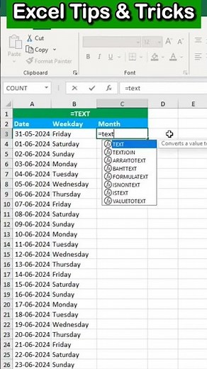 How to use Text Function in | Excel | Microsoft Excel #excel #microsoftexcel #vlookup #exceltips