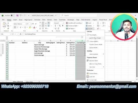 Exp25_Excel_Ch05_ML1_RealEstate | Excel Chapter 5: Grader Mid-Level 1 - Mountain View Realty