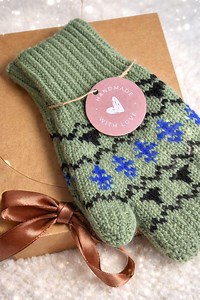 Hand Knitted Wool Socks, Embroidered Folk Style, Winter Gift - Etsy Canada