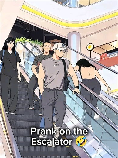 @Funny Jocx POV: We tried a harmless escalator flirt prank and the reaction was NOT what we expected 😭💀 Public prank gone awkward real quick! Would you laugh or get mad? 😂 This social experiment escalator prank had everyone watching… stay till the end for the plot twist! 👀 #prankvideo #publicprank #coupleprank #viralprank #fyp