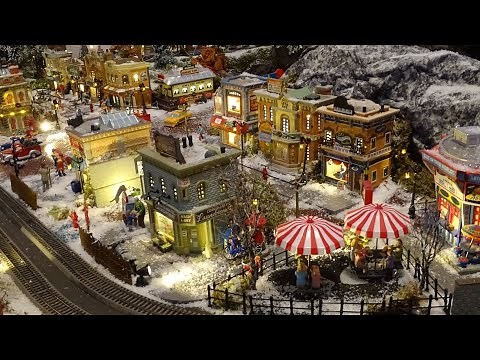 KERSTSHOW INTRATUIN DUIVEN 2022 @ LEMAX CHRISTMAS VILLAGE @ KERSTDORP SFEERIMPRESSIE