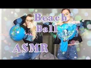 Popping A Beach Ball | ASMR Blowing Up A Beach Ball | Inflating And Deflating