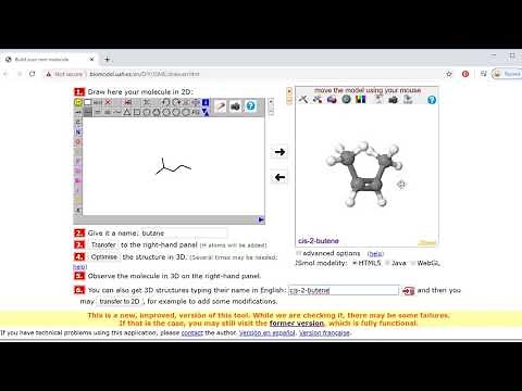 Tutorial: How to Build Your Own Molecule UAH JSME