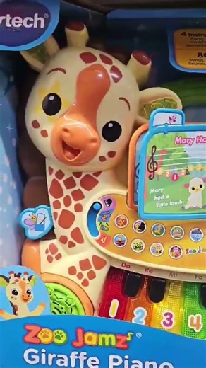 Zoo Jamz #giraffepiano #vtech #musical #interactivelearning #trendingshorts