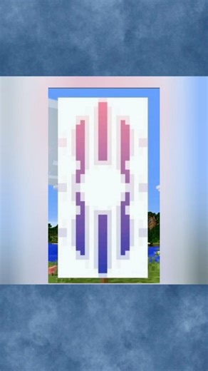 MINECRAFT BANNER DESIGN 🪷 #shorts