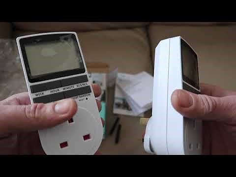 EXPOWER Timer Plug Socket, Expower Digital Electrical Timer Plug Socket 24 Hours/7 Day Unboxing