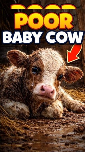 Poor Baby Cow.... 😢 #shorts #story #fedron