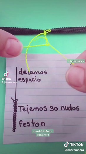infinito tutorial#pulserastejidas #pulserasmacrame #pulserashechasamano #macramebracelets #hechoamano #micromacrame #pulsera #hiloencerado
