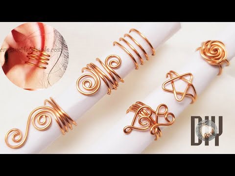 6 simple earcuff patterns | 2-5 minutes | DIY handmade jewelry ideas @LanAnhHandmade 920
