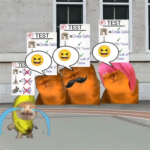 Baby Banana Cat School Day 😺❤️ #catmemes #cat #shorts #fyp #bananacat